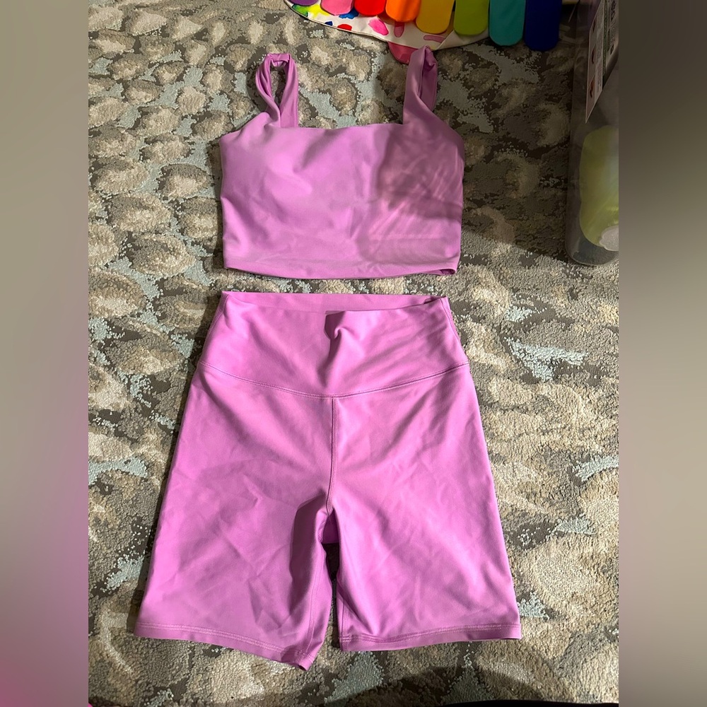 💓💜women’s size Medium - Abercrombie and Fitch - athleisure- YPB. Pink/ purple